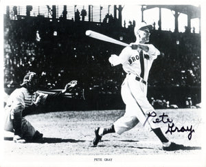 Pete Gray Autographed 8x10 Photo