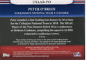 Peter O'Brien Autographed 2010 Topps Rookie Jersey Card