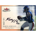 Marcus Robinson Autographed 2000 Fleer Card
