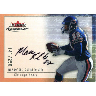 Marcus Robinson Autographed 2000 Fleer Card