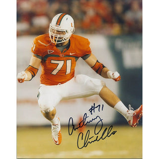 Anthony Chickillo Autographed 8x10 Football Photo