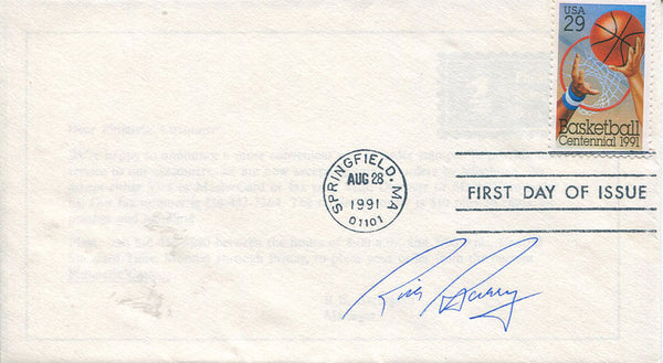 Rick Barry Autographed 1991 First Day of Issue Cache
