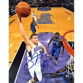 Spencer Hawes Autographed / Signed Sacramento Kings 8x10 Photo