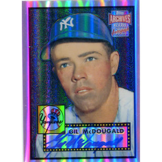 Bil McDougald Autographed Topps Archived Card