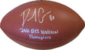 Rashad Greene 2013 BCS National Champions Autographed Wilson NFL Football (JSA)