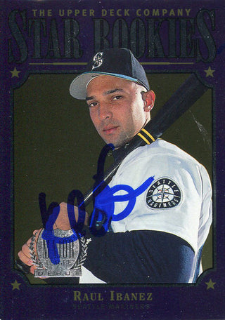 Raul Ibanez Autographed 1996 Upper Deck Card