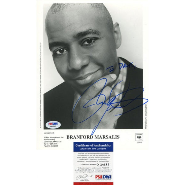 Branford Marsalis Autographed 8x10 Photo
