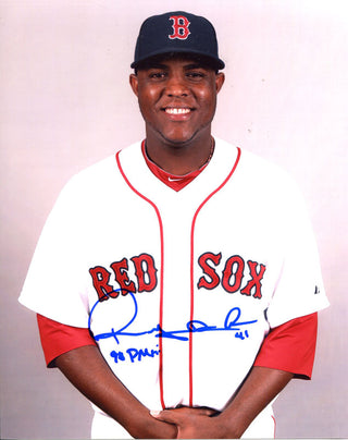 Rubby De La Rosa 98 MPH Autographed 8x10 Photo