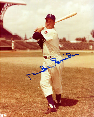 Duke Snider Autographed 8x10 Bat Photo