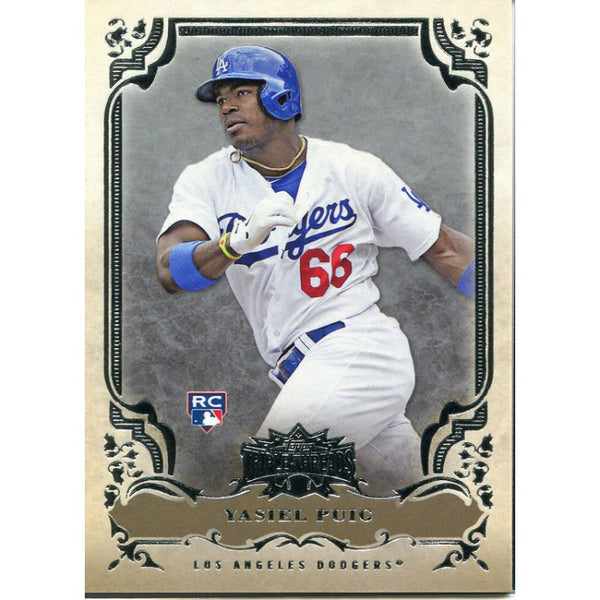 Yasiel Puig Unsigned 2013 Topps Triple Threads Rookie Card