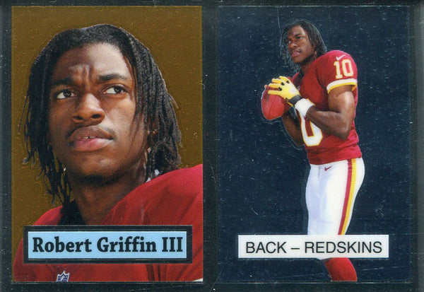 Robert Griffin III Unsigned 2012 Topps Rookie Card