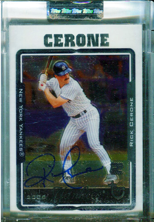Rick Cerone Autographed 2005 Factory Sealed Topps Card