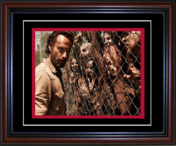 Andrew Lincoln Unsigned Framed Rick Grimes Walking Dead 8x10 Photo