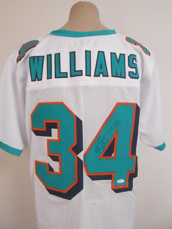 Rickey Williams Signed Jersey JSA Witness Hologram COA Autograph Miami  Dolphins