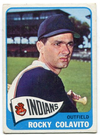 Rocky Colavito 1965 Topps Card #380
