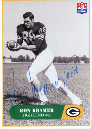 Ron Kramer Autographed Legends of the Game Card