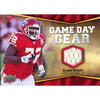 Glenn Dorsey Unsigned 2009 Upper Deck Jersey Card