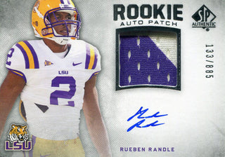 Ruben Randle Autographed 2012 Upper Deck Sp Rookie Jersey Card