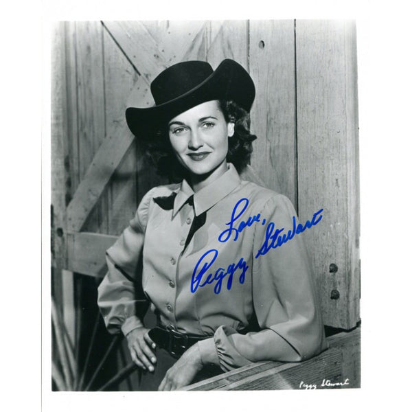 Peggy Stewart Autographed 8x10 Celebrity Photo