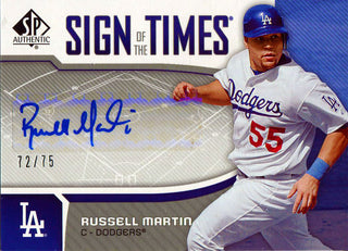 Russell Martin Autographed 2006 Upper Deck Card