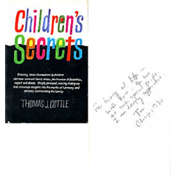 Thomas J. Cottle Autographed / Signed Children's Secrets Book