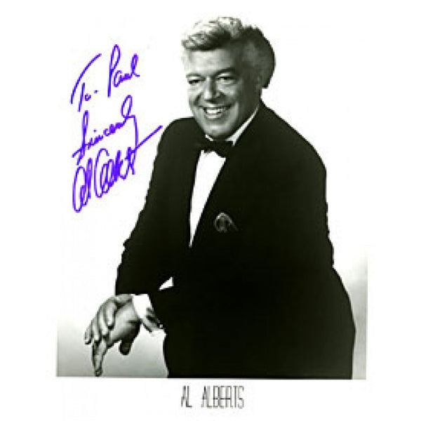 Al Alberts Autographed / Signed Black & White 8x10 Photo