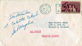 Sal Maglie Autographed Envelope