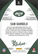 Sam Darnold 2018 Panini Donruss Rookie Card Back