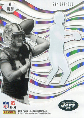 Sam Darnold 2018 Panini Illusions Mystique Rookie Card Back