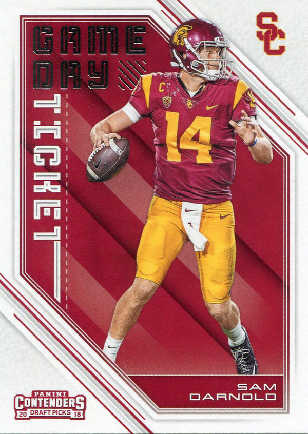 Sam Darnold 2018 Panini Playoff Contenders Rookie Card