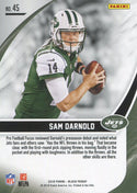 Sam Darnold 2018 Panini Black Friday Rookie Card Back