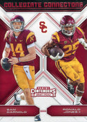 Sam Darnold & Ronald Jones II 2018 Panini Playoff Contenders Rookie Card