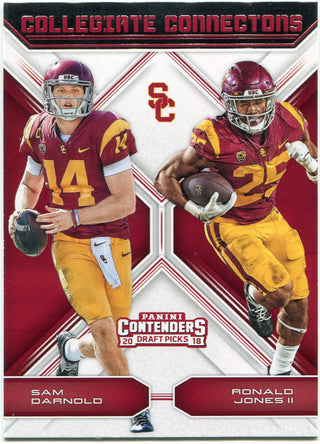 Sam Darnold & Ronald Jones II 2018 Panini Contenders Rookie Card