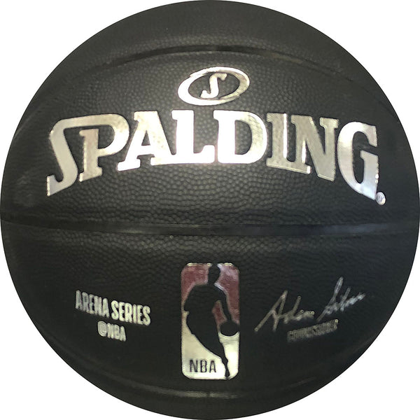 Sam Jones "HOF 83, NBA 50" Autographed Spalding Black Basketball (JSA)