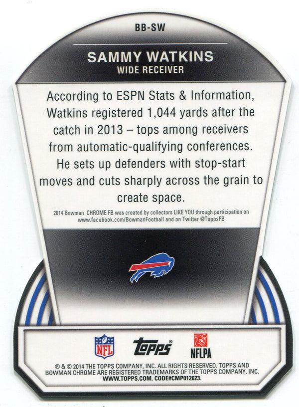 Sammy Watkins 2014 Bowman's Best Chrome Rookie Card