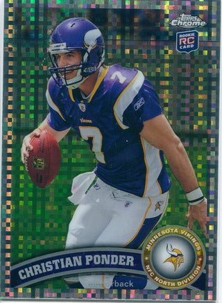 Christian Ponder Topps Chrome Rookie Card