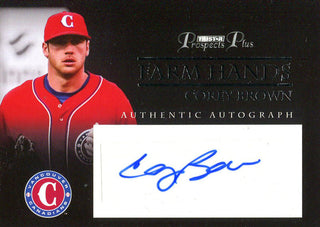 Corey Brown Autographed 2007 Tristar Prospects Card