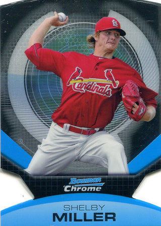 Shelby Miller Unsigned 2011 Bowman Chrome Card