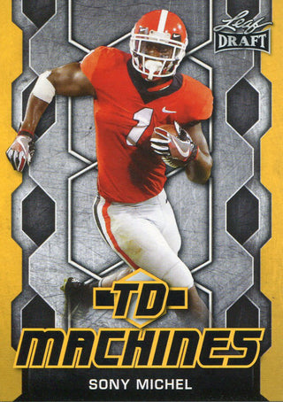 Sony Michel 2018 Leaf Draft Rookie Card