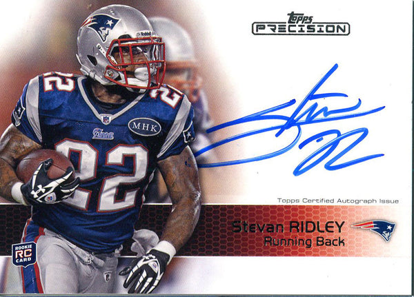 Steven Ridley Autographed 2011 Topps Precision Rookie Card