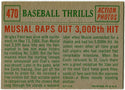 Stan Musial 1959 Topps Card #470