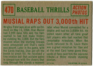Stan Musial 1959 Topps Card #470