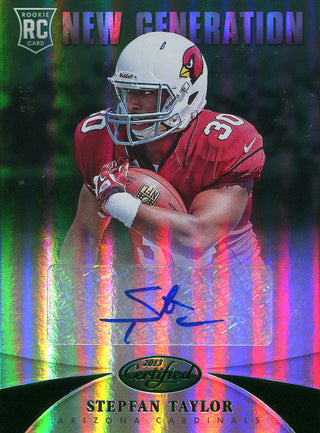 Stepfan Taylor Autographed 2013 Panini Certifed Rookie Card