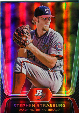 Stephen Strasburg Unsigned 2012 Topps Card