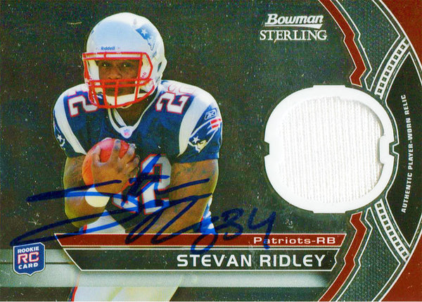 Stevan Ridley Autographed 2011 Topps Rookie Card