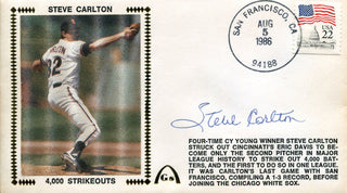 Steve Carlton Autographed First Day Cover