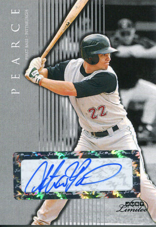 Steve Pearce Autographed 2007 Just Minors Silver Rookie Card