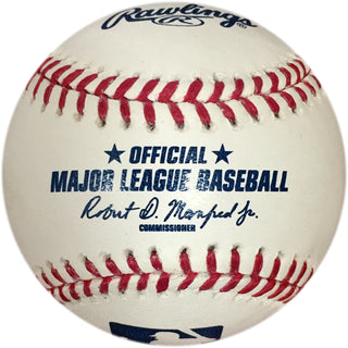 Steven Wright Autographed Baseball Back
