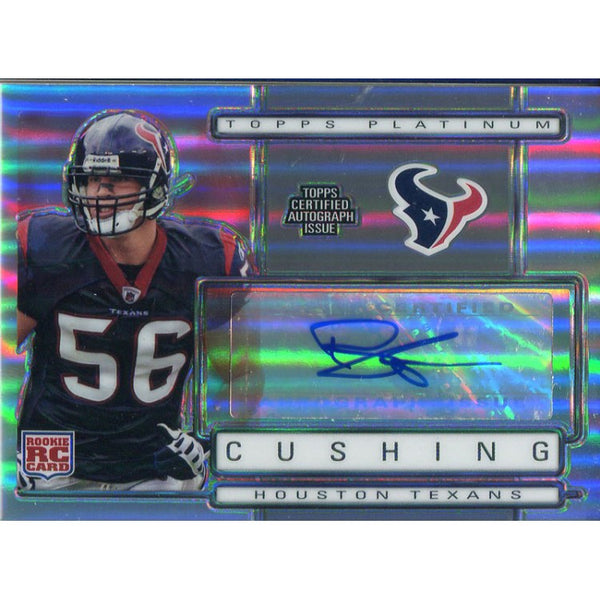Brian Cushing Autographed 2009 Topps Platinum Rookie Card