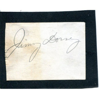 Jimmy Dorsey Autographed Cut